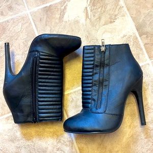 Heeled Leather Boots